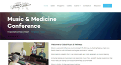 Desktop Screenshot of musicandwellness.net